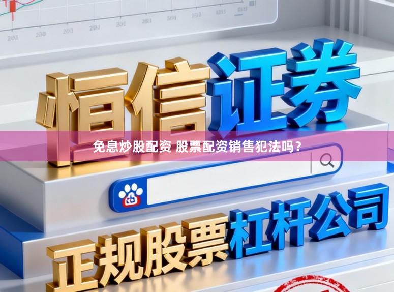 免息炒股配资 股票配资销售犯法吗？