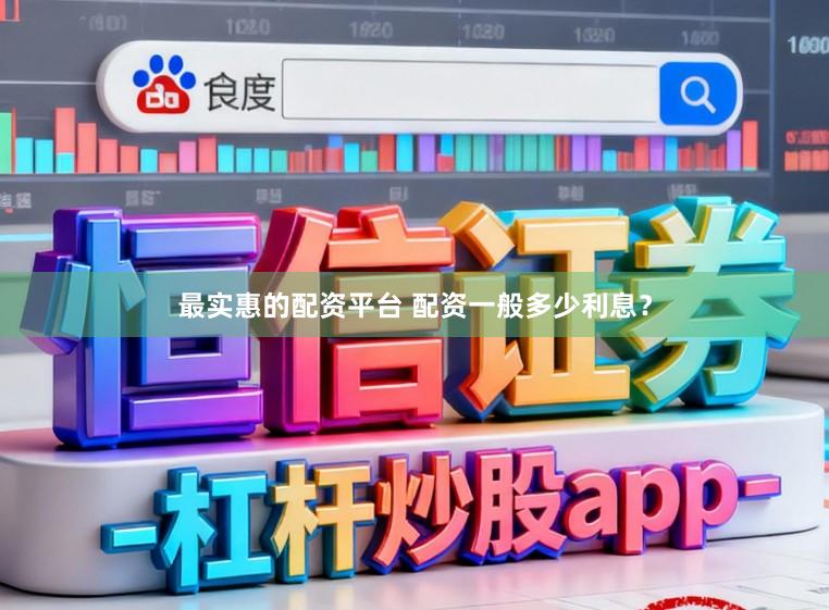 最实惠的配资平台 配资一般多少利息？