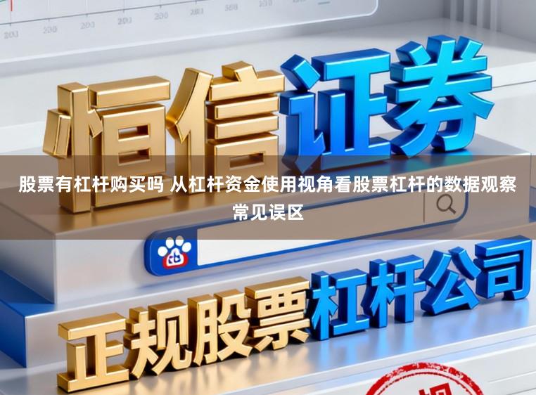 股票有杠杆购买吗 从杠杆资金使用视角看股票杠杆的数据观察常见误区
